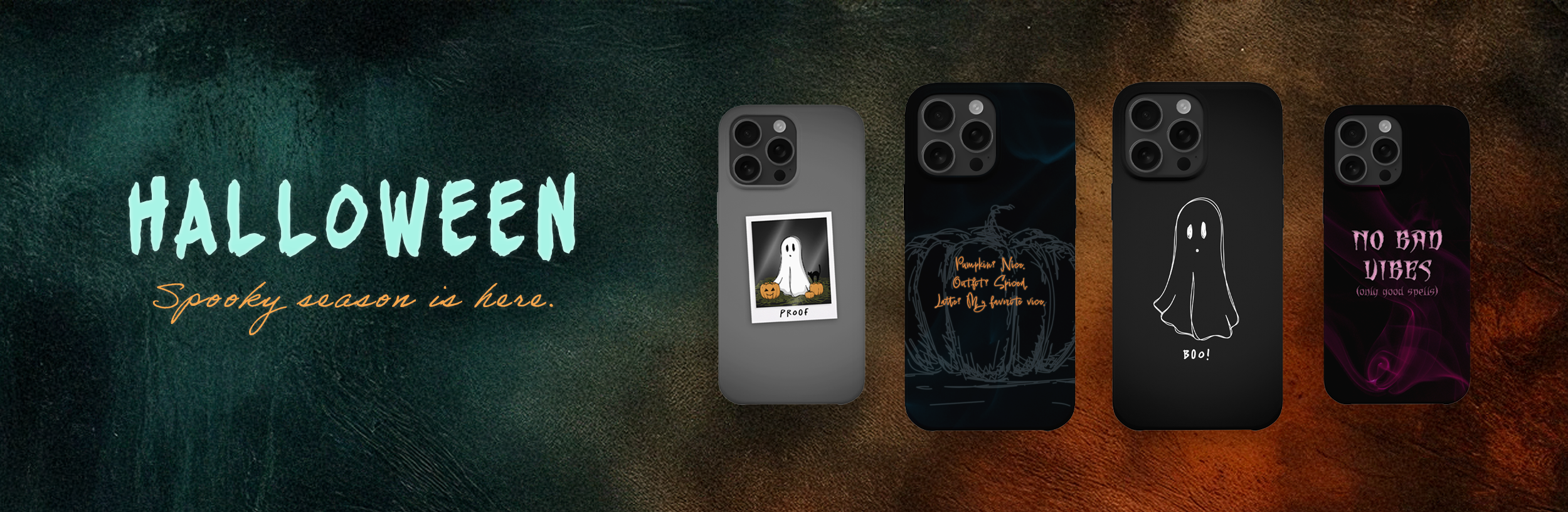 Fóliák és tokok a Halloween kollekcióból