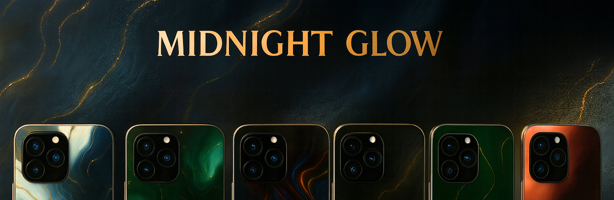 Fóliák és tokok a Midnight Glow kollekcióból