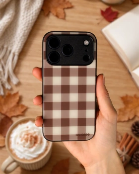 Picasee ULTIMATE CASE PowerShare Samsung Galaxy S25 Ultra 5G - készülékre - Brown grid