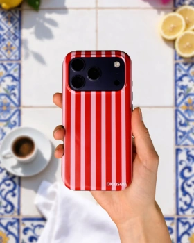 Picasee Fashion Case PowerShare pro Samsung Galaxy S24 Ultra S928B 5G - Lines red