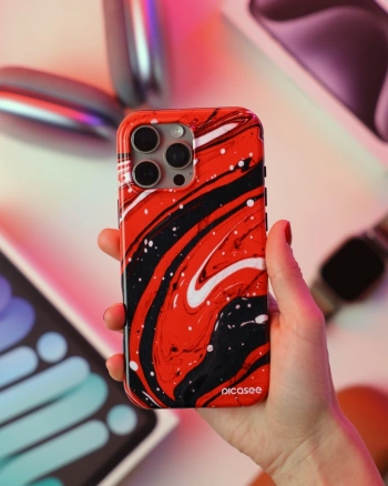 Picasee Fashion Case Samsung Galaxy S20 FE - Red black