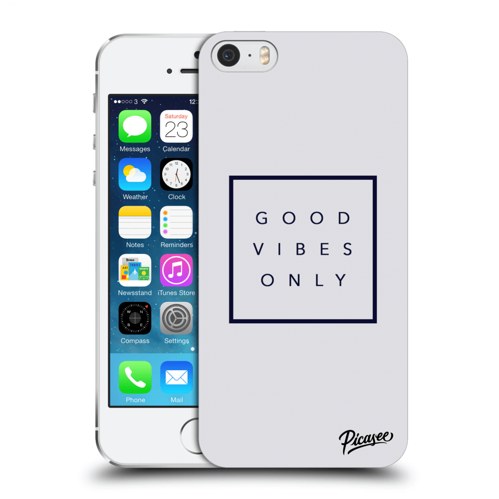 Picasee ULTIMATE CASE Apple iPhone 5/5S/SE - készülékre - Good vibes only