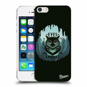 Picasee átlátszó szilikon tok az alábbi mobiltelefonokra Apple iPhone 5/5S/SE - Forest owl