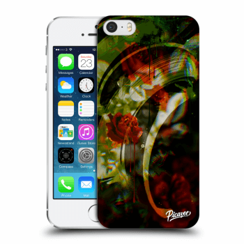 Picasee átlátszó szilikon tok az alábbi mobiltelefonokra Apple iPhone 5/5S/SE - Roses color