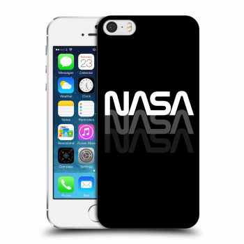 Picasee átlátszó szilikon tok az alábbi mobiltelefonokra Apple iPhone 5/5S/SE - NASA Triple