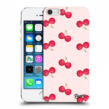 Szilikon tok erre a típusra Apple iPhone 5/5S/SE - Cherries