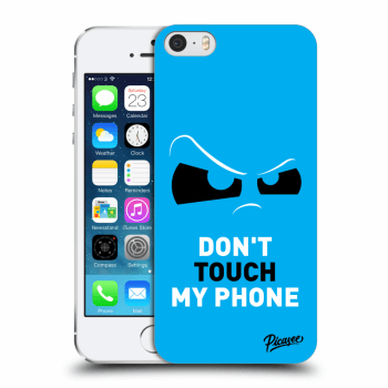 Szilikon tok erre a típusra Apple iPhone 5/5S/SE - Cloudy Eye - Blue