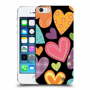 Picasee ULTIMATE CASE Apple iPhone 5/5S/SE - készülékre - Colored heart