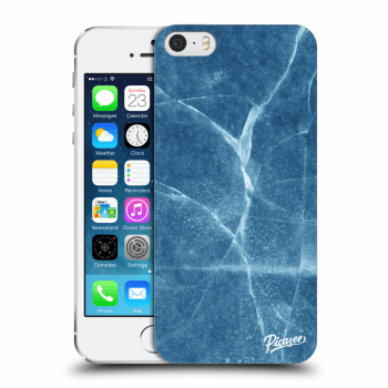 Picasee átlátszó szilikon tok az alábbi mobiltelefonokra Apple iPhone 5/5S/SE - Blue marble