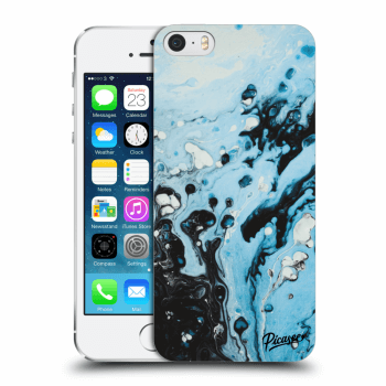 Szilikon tok erre a típusra Apple iPhone 5/5S/SE - Organic blue