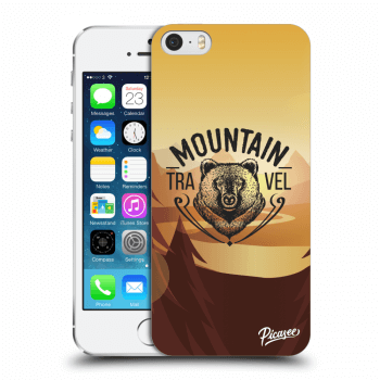 Picasee átlátszó szilikon tok az alábbi mobiltelefonokra Apple iPhone 5/5S/SE - Mountain bear