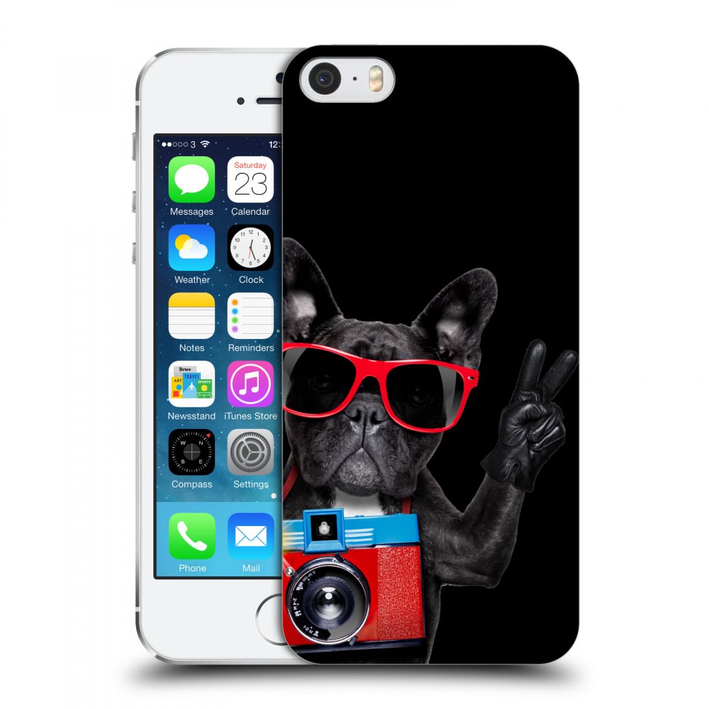 Picasee ULTIMATE CASE Apple iPhone 5/5S/SE - készülékre - French Bulldog