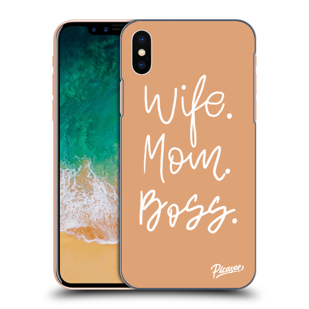 Picasee ULTIMATE CASE Apple iPhone X/XS - készülékre - Boss Mama