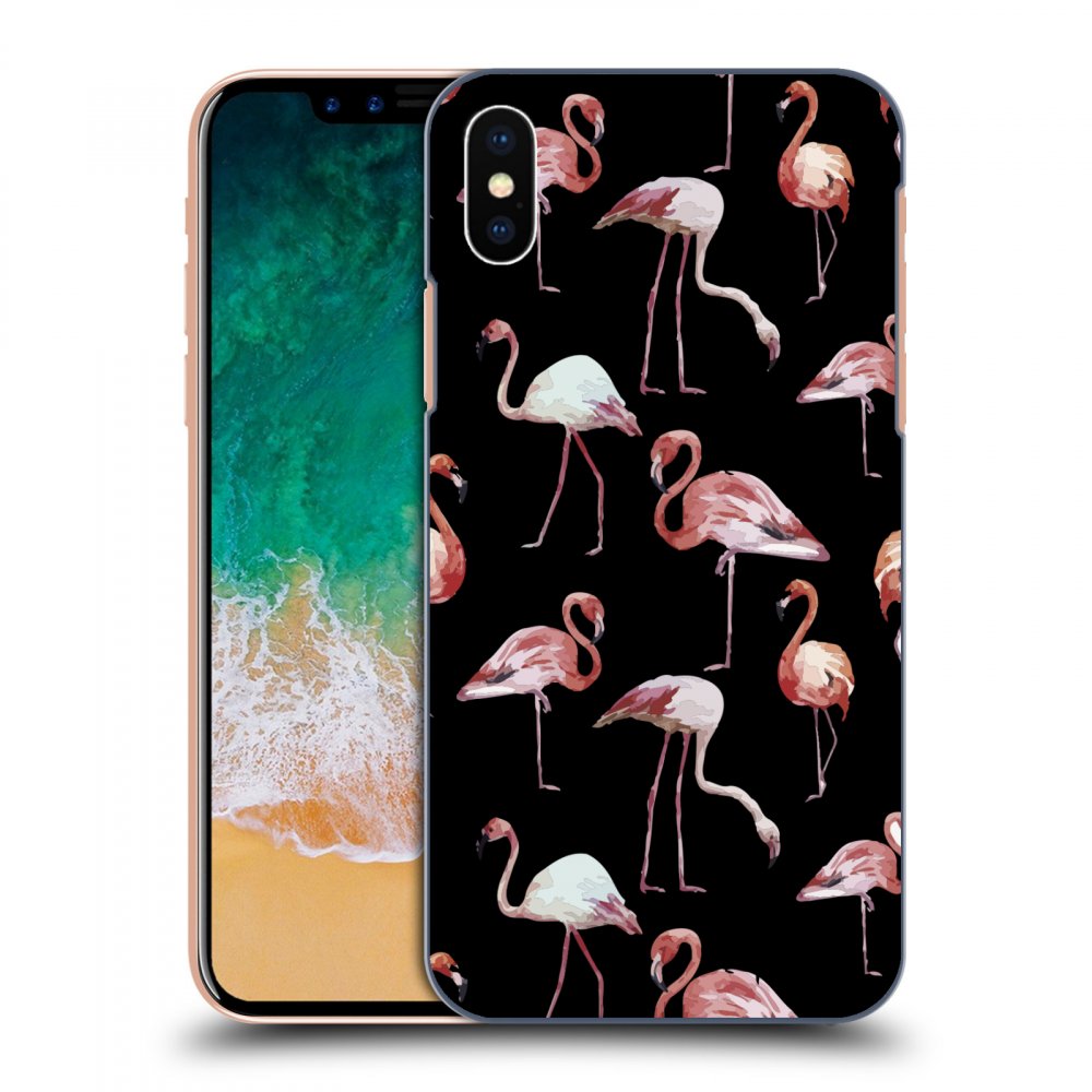 Picasee ULTIMATE CASE Apple iPhone X/XS - készülékre - Flamingos