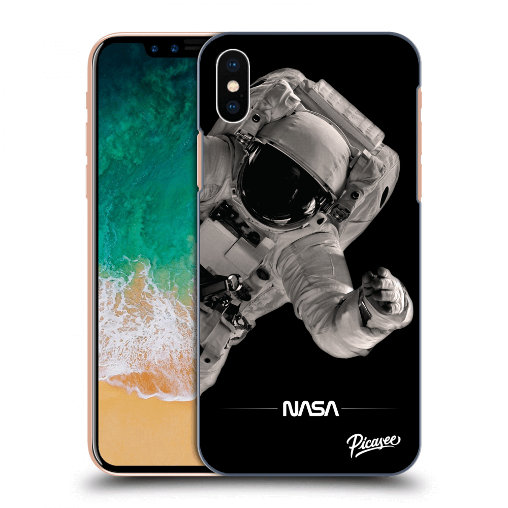Picasee átlátszó szilikon tok az alábbi mobiltelefonokra Apple iPhone X/XS - Astronaut Big