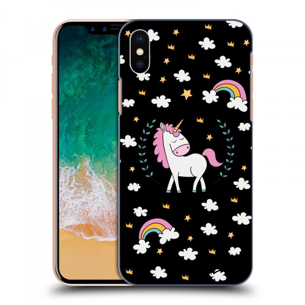 Picasee ULTIMATE CASE Apple iPhone X/XS - készülékre - Unicorn star heaven