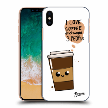 Szilikon tok erre a típusra Apple iPhone X/XS - Cute coffee