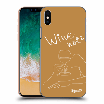 Szilikon tok erre a típusra Apple iPhone X/XS - Wine not