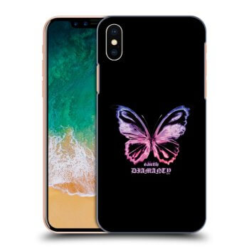 Picasee ULTIMATE CASE Apple iPhone X/XS - készülékre - Diamanty Purple