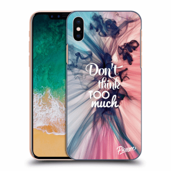 Szilikon tok erre a típusra Apple iPhone X/XS - Don't think TOO much