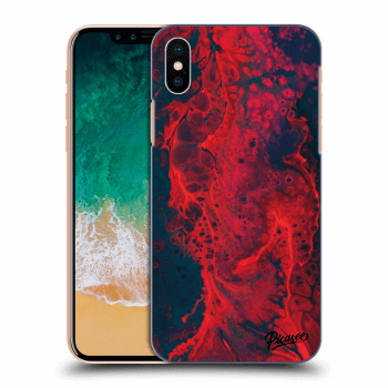 Szilikon tok erre a típusra Apple iPhone X/XS - Organic red