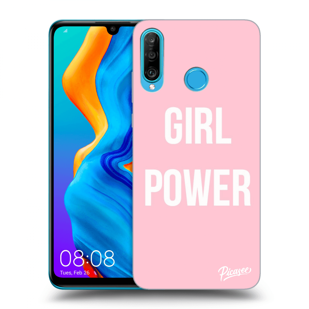 Picasee átlátszó szilikon tok az alábbi mobiltelefonokra Huawei P30 Lite - Girl power