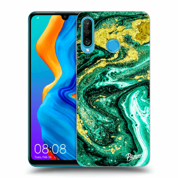 Szilikon tok erre a típusra Huawei P30 Lite - Green Gold