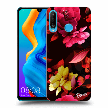 Szilikon tok erre a típusra Huawei P30 Lite - Dark Peonny