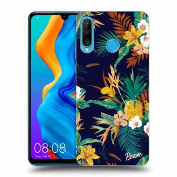 Szilikon tok erre a típusra Huawei P30 Lite - Pineapple Color