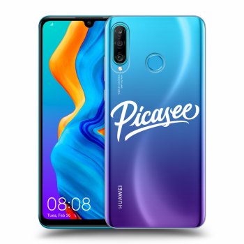 Picasee átlátszó szilikon tok az alábbi mobiltelefonokra Huawei P30 Lite - Picasee - White