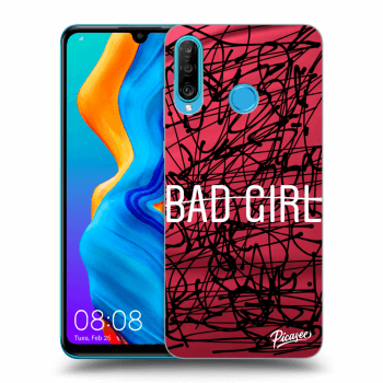 Picasee átlátszó szilikon tok az alábbi mobiltelefonokra Huawei P30 Lite - Bad girl
