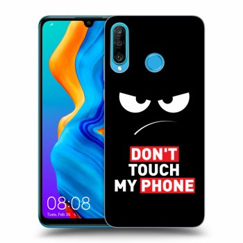 Szilikon tok erre a típusra Huawei P30 Lite - Angry Eyes - Transparent