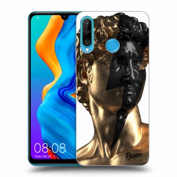 Szilikon tok erre a típusra Huawei P30 Lite - Wildfire - Gold