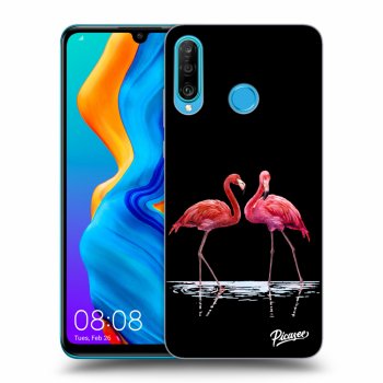 Szilikon tok erre a típusra Huawei P30 Lite - Flamingos couple