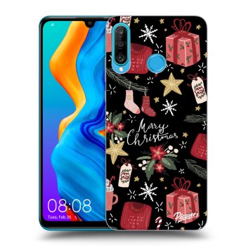 Szilikon tok erre a típusra Huawei P30 Lite - Christmas