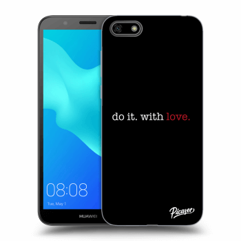 Picasee fekete szilikon tok az alábbi mobiltelefonokra Huawei Y5 2018 - Do it. With love.