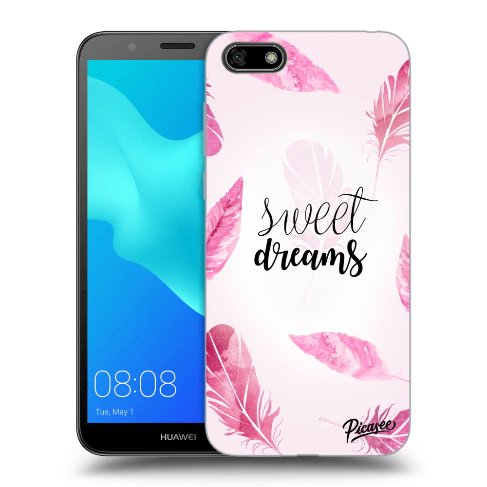 Picasee fekete szilikon tok az alábbi mobiltelefonokra Huawei Y5 2018 - Sweet dreams