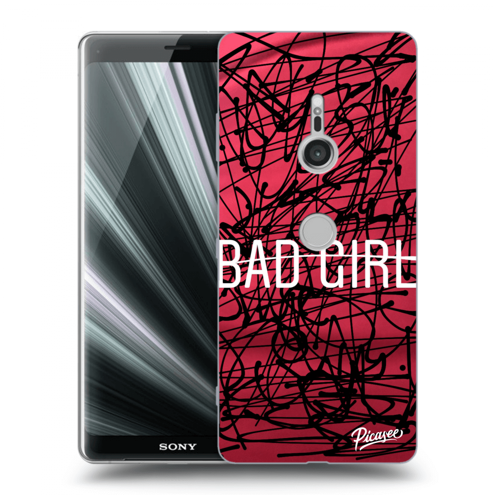 Picasee átlátszó szilikon tok az alábbi mobiltelefonokra Sony Xperia XZ3 - Bad girl