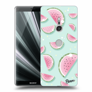 Picasee átlátszó szilikon tok az alábbi mobiltelefonokra Sony Xperia XZ3 - Watermelon 2