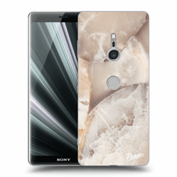 Picasee átlátszó szilikon tok az alábbi mobiltelefonokra Sony Xperia XZ3 - Cream marble