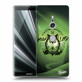 Picasee átlátszó szilikon tok az alábbi mobiltelefonokra Sony Xperia XZ3 - Wolf life