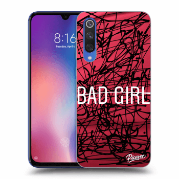 Picasee fekete szilikon tok az alábbi mobiltelefonokra Xiaomi Mi 9 SE - Bad girl