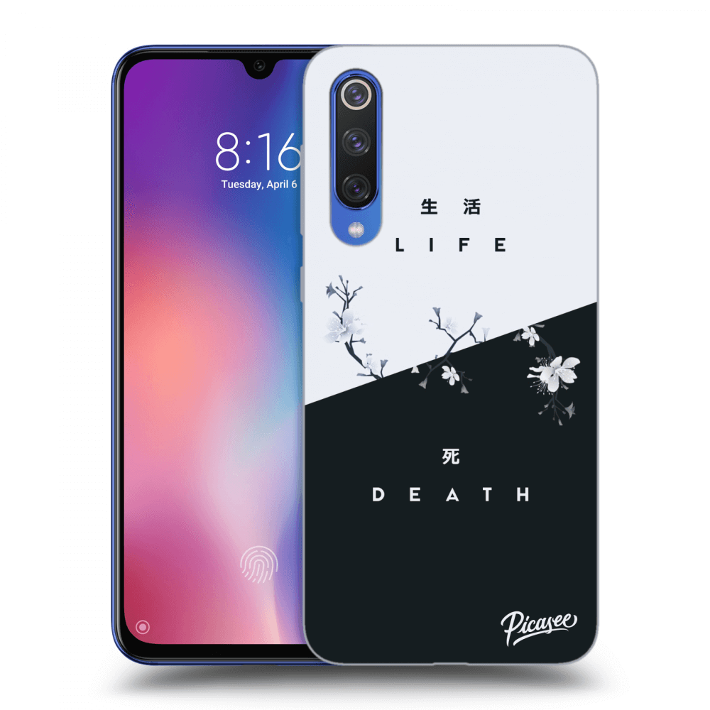 Picasee fekete szilikon tok az alábbi mobiltelefonokra Xiaomi Mi 9 SE - Life - Death