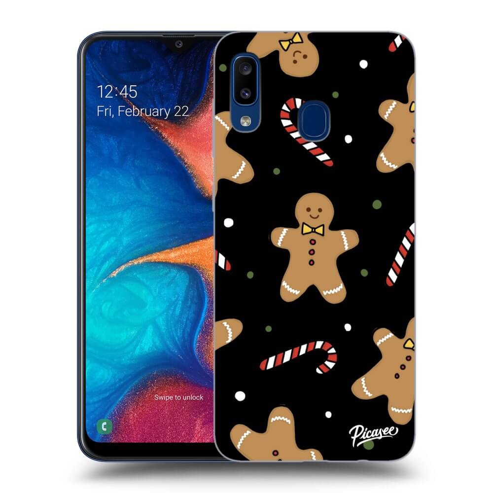 Picasee fekete szilikon tok az alábbi mobiltelefonokra Samsung Galaxy A20e A202F - Gingerbread