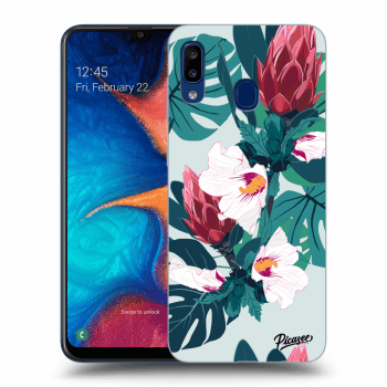 Tok az alábbi mobiltelefonokra Samsung Galaxy A20e A202F - Rhododendron