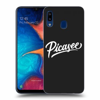 Picasee fekete szilikon tok az alábbi mobiltelefonokra Samsung Galaxy A20e A202F - Picasee - White