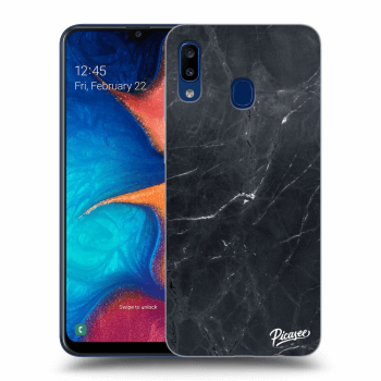 Tok az alábbi mobiltelefonokra Samsung Galaxy A20e A202F - Black marble