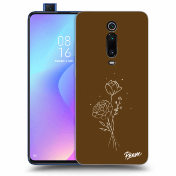 Tok az alábbi mobiltelefonokra Xiaomi Mi 9T (Pro) - Brown flowers