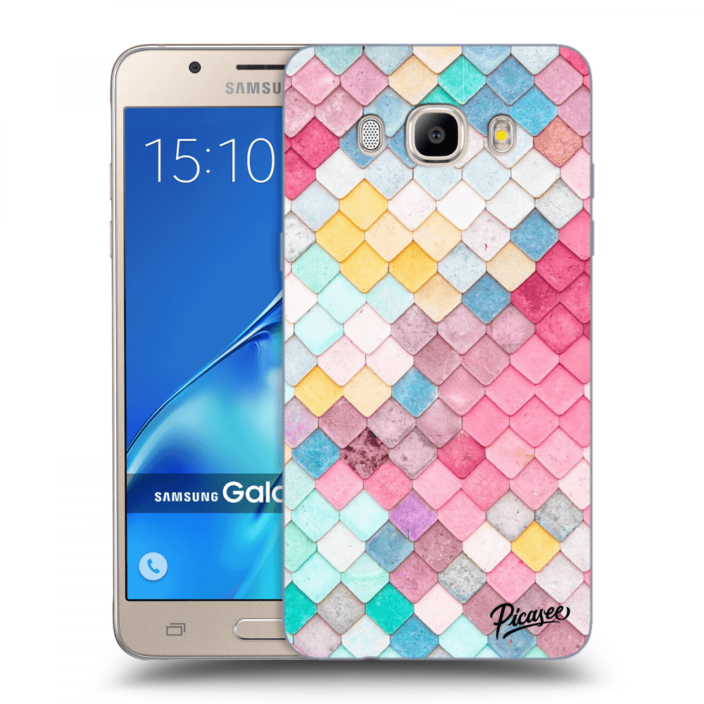 Picasee átlátszó szilikon tok az alábbi mobiltelefonokra Samsung Galaxy J5 2016 J510F - Colorful roof