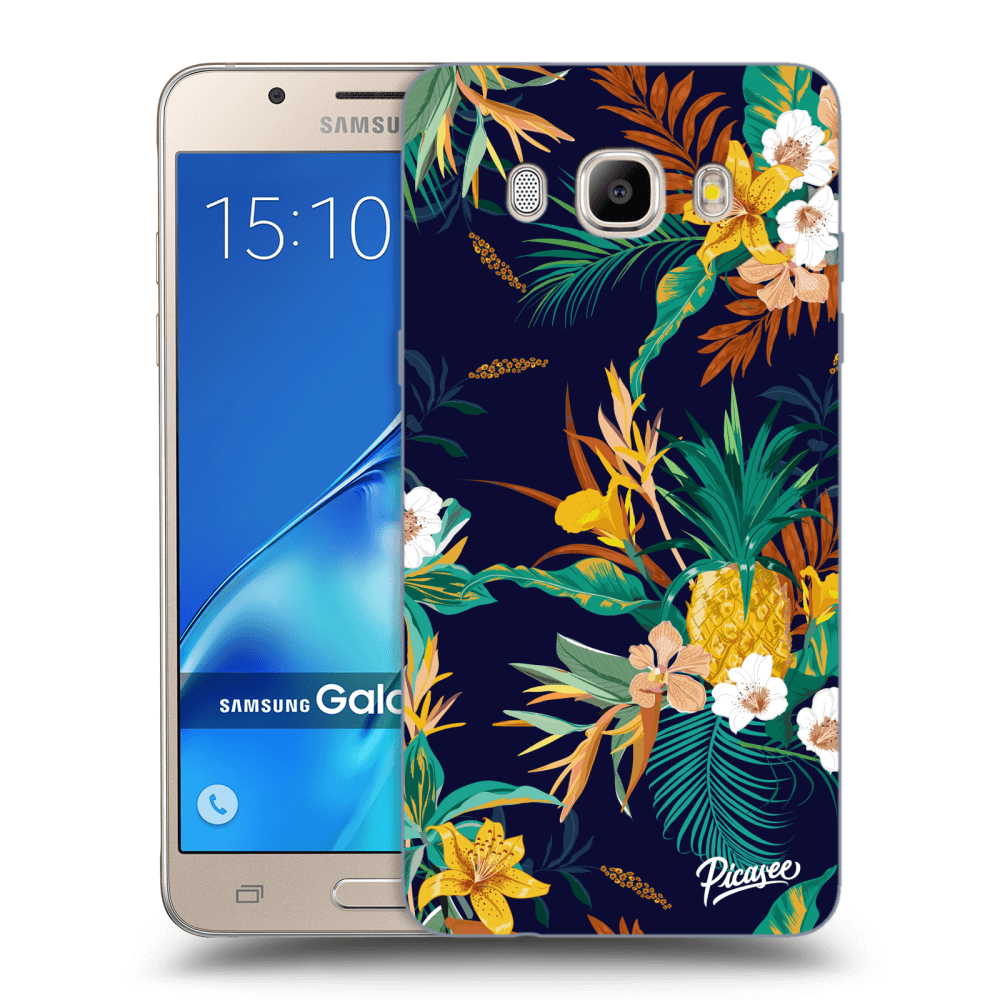 Picasee átlátszó szilikon tok az alábbi mobiltelefonokra Samsung Galaxy J5 2016 J510F - Pineapple Color